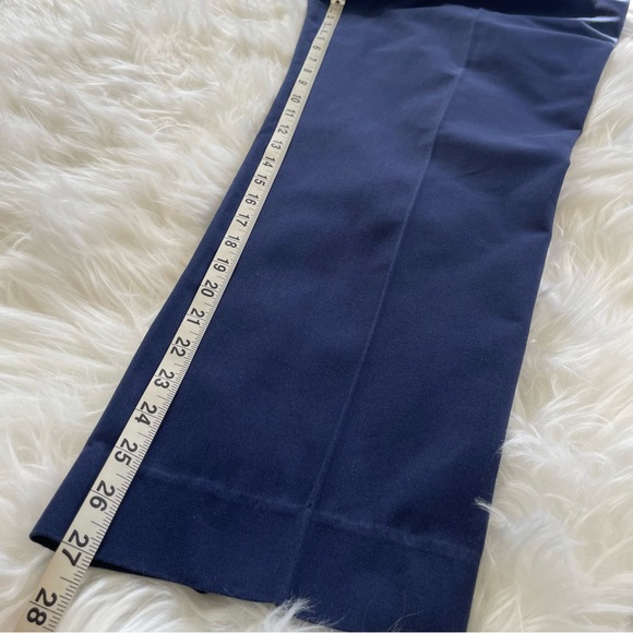 Vtg Talbots David Brooks Casual Slacks / Trousers High Waisted Pleated Blue 10 - Picture 14 of 16